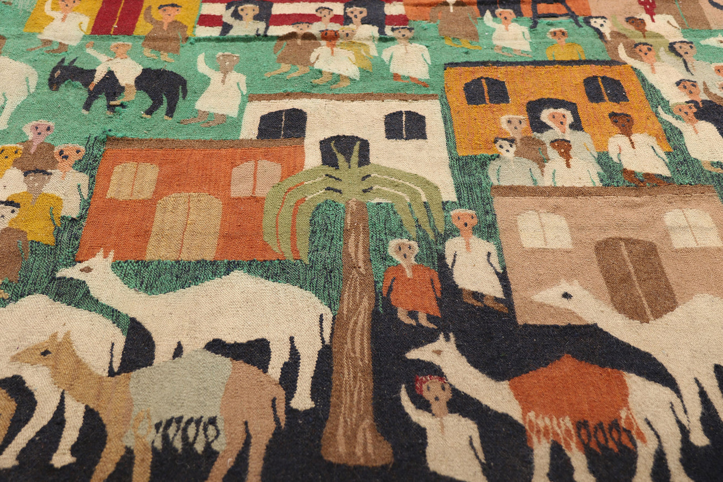 6 x 8 Vintage Egyptian Kilim Tapestry Rug 79221