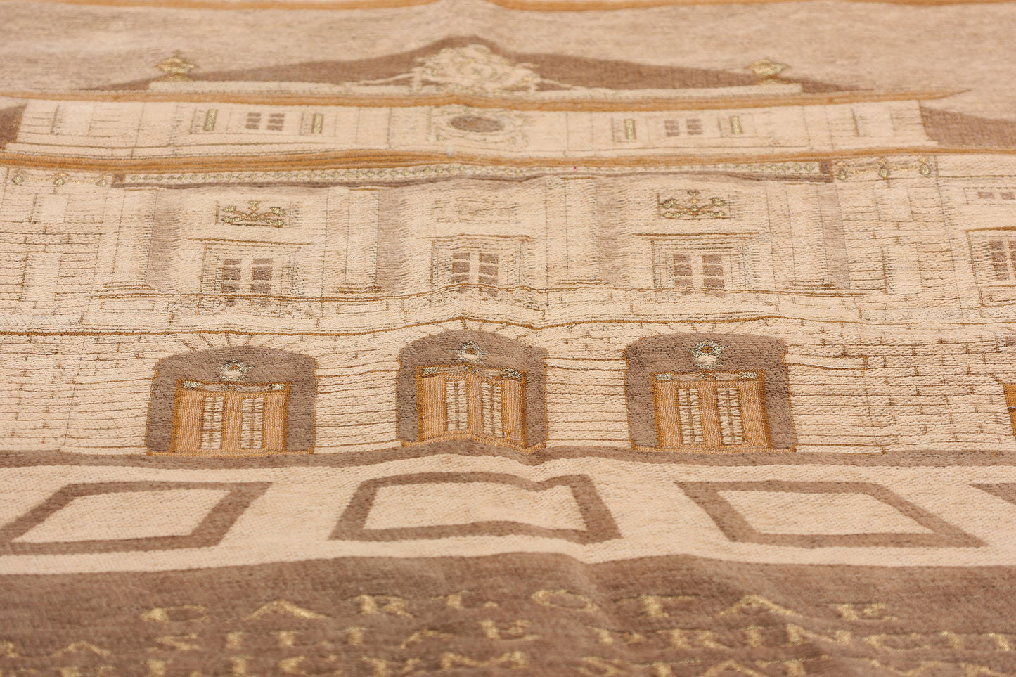 5 x 5 Vintage Teatro Nacional de Sao Carlos Tapestry 79075