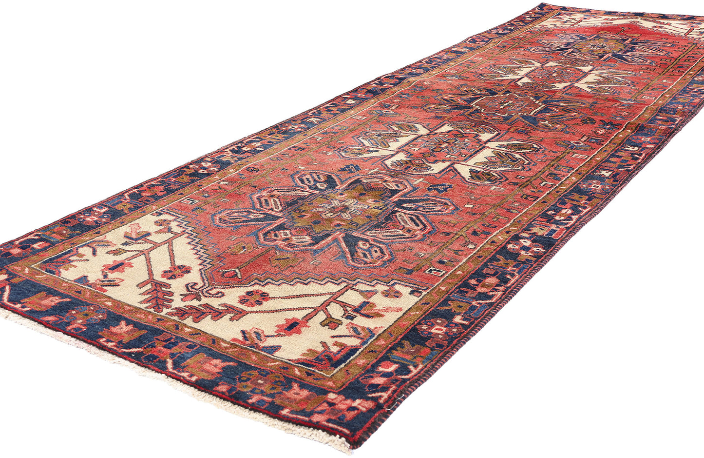 3 x 11 Vintage Persian Heriz Rug 79008