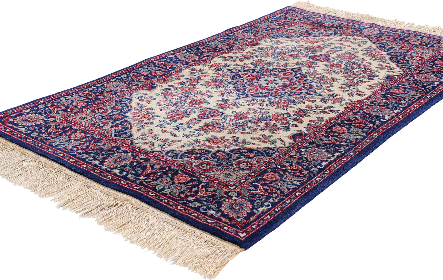 3 x 5 Vintage Ivory Chinese Tabriz Rug 79250