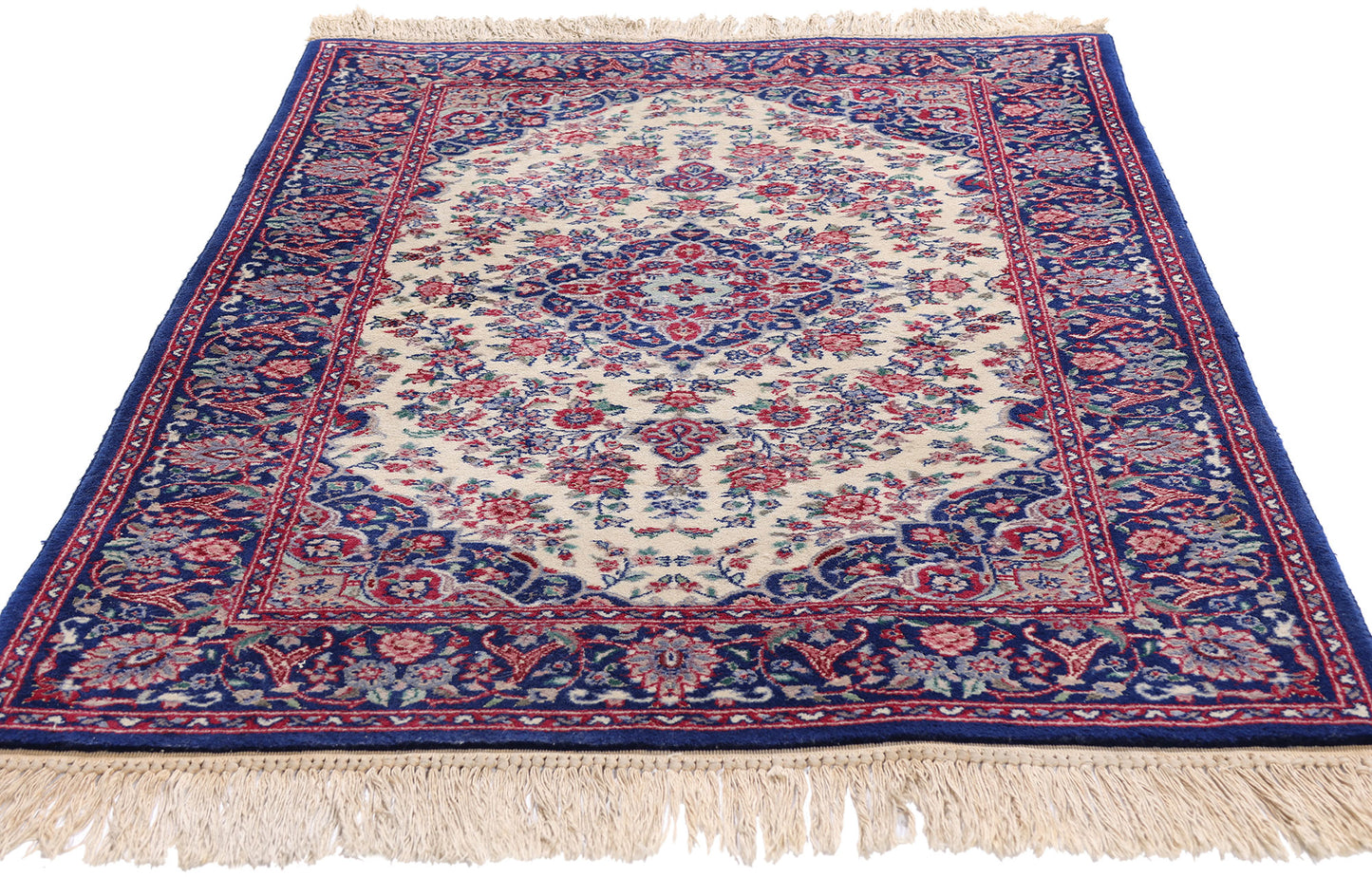 3 x 5 Vintage Ivory Chinese Tabriz Rug 79250