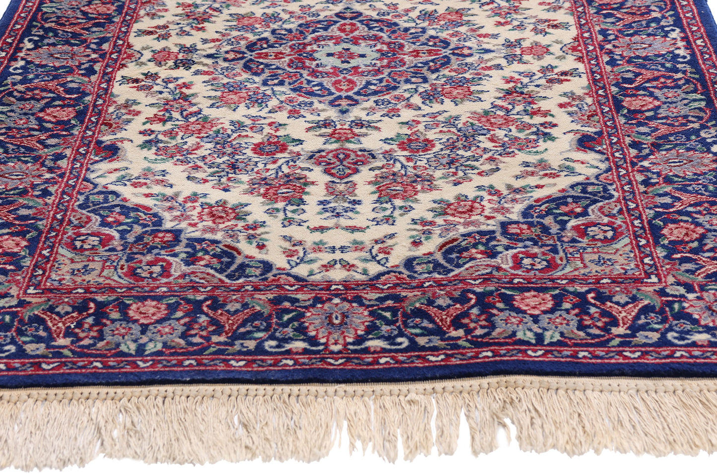 3 x 5 Vintage Ivory Chinese Tabriz Rug 79250