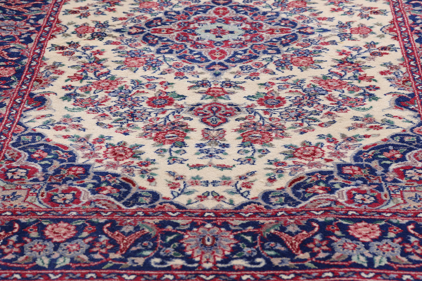 3 x 5 Vintage Ivory Chinese Tabriz Rug 79250