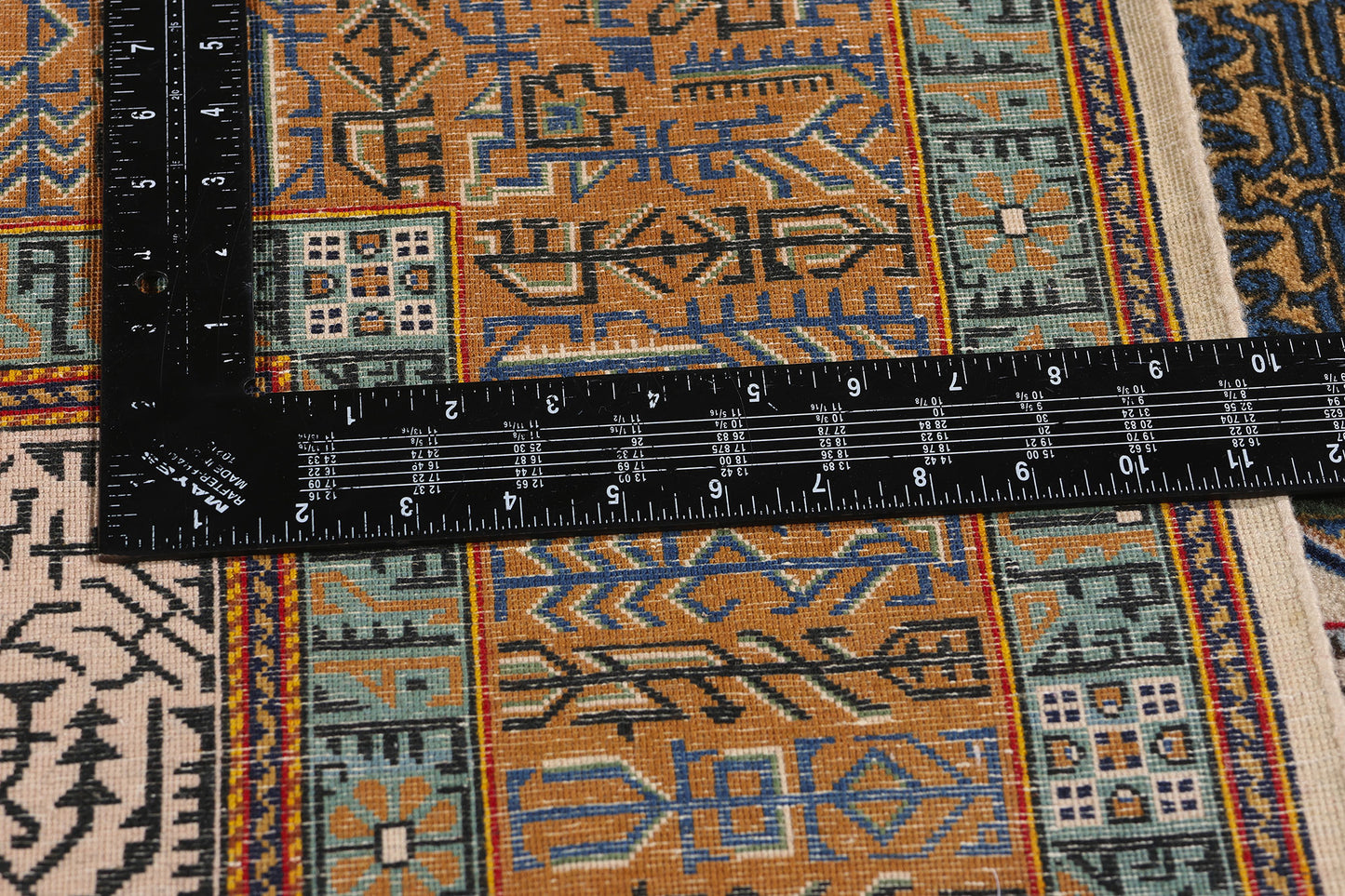 4 x 7 Vintage Ivory Persian Nain Rug 79190