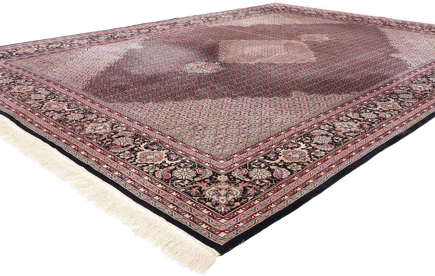 9 x 12 Vintage Chinese Mahi Tabriz Rug 79096