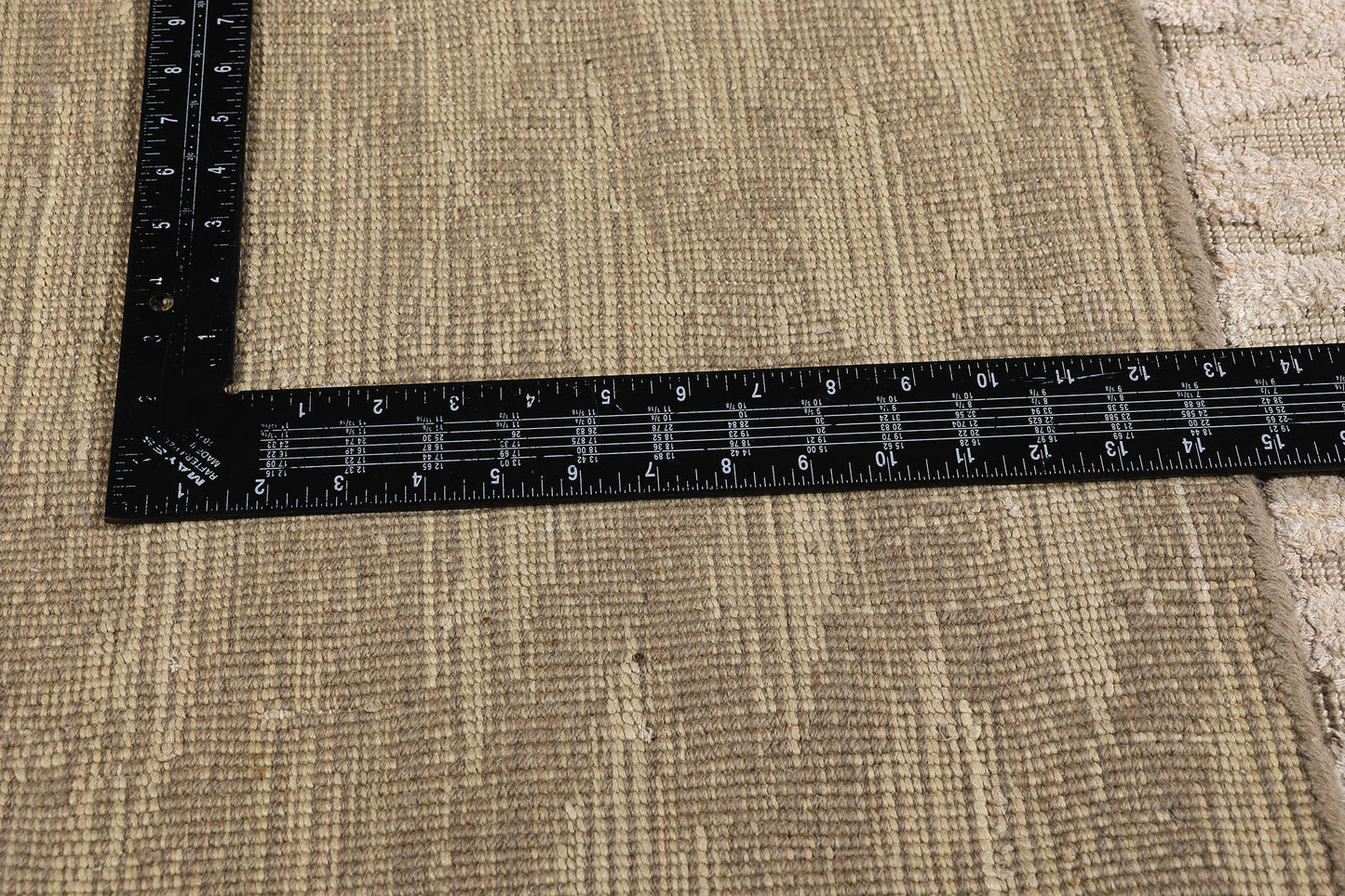 10 x 14 Neutral Vintage Modern Indian High-Low Rug 79320