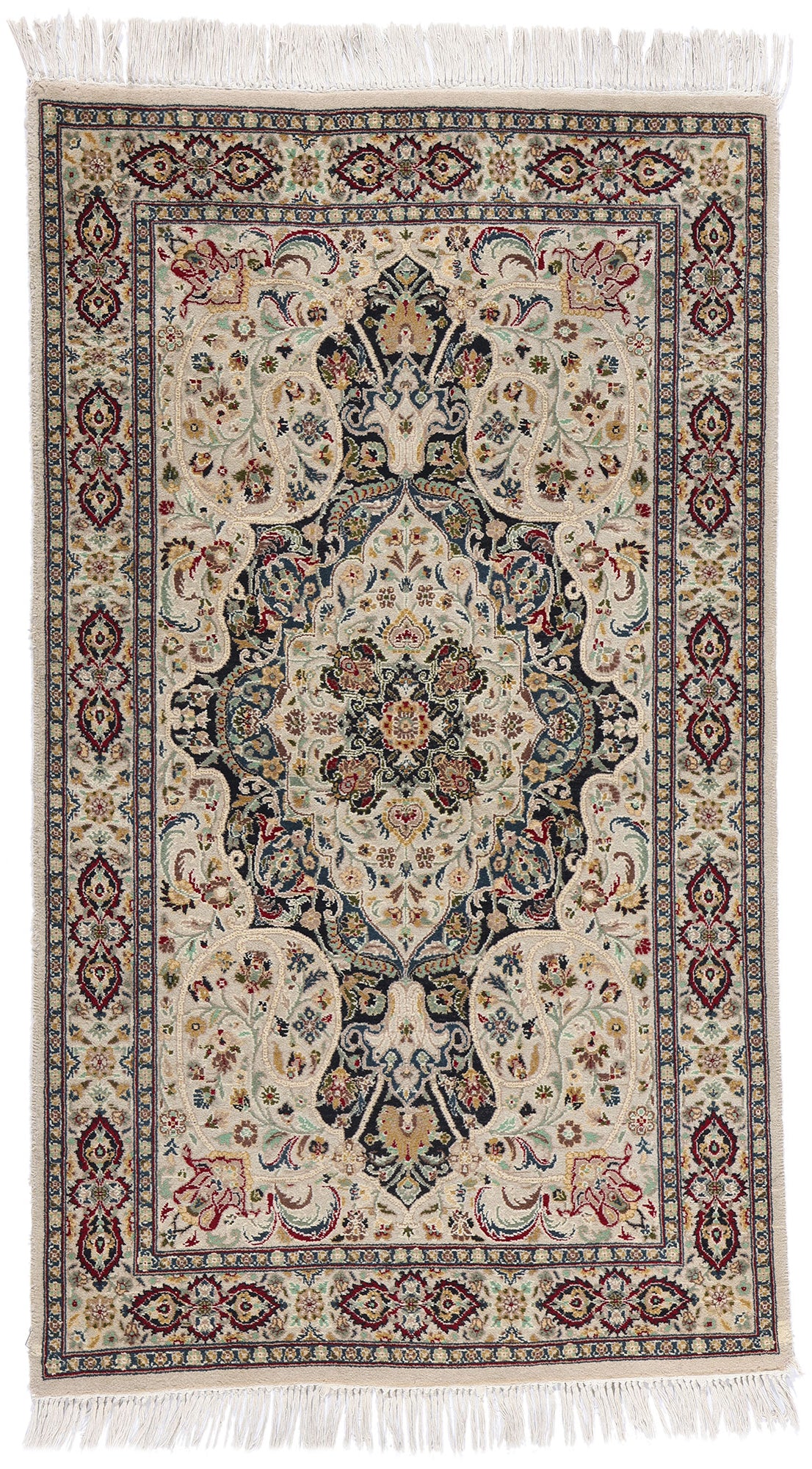 3 x 5 Vintage Pakistani Nain Rug 78960