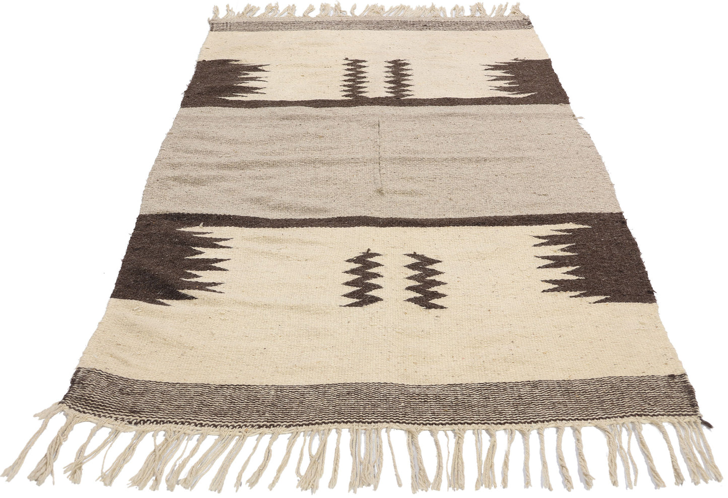 3 x 6 Vintage New Mexico Chimayo Rug 78994