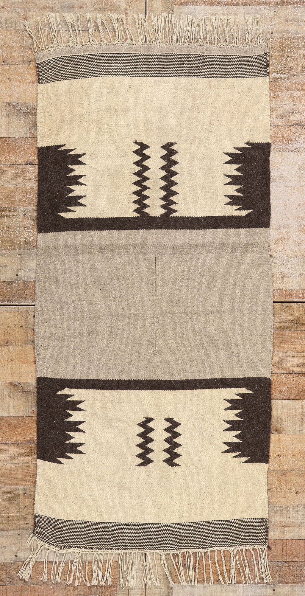 3 x 6 Vintage New Mexico Chimayo Rug 78994