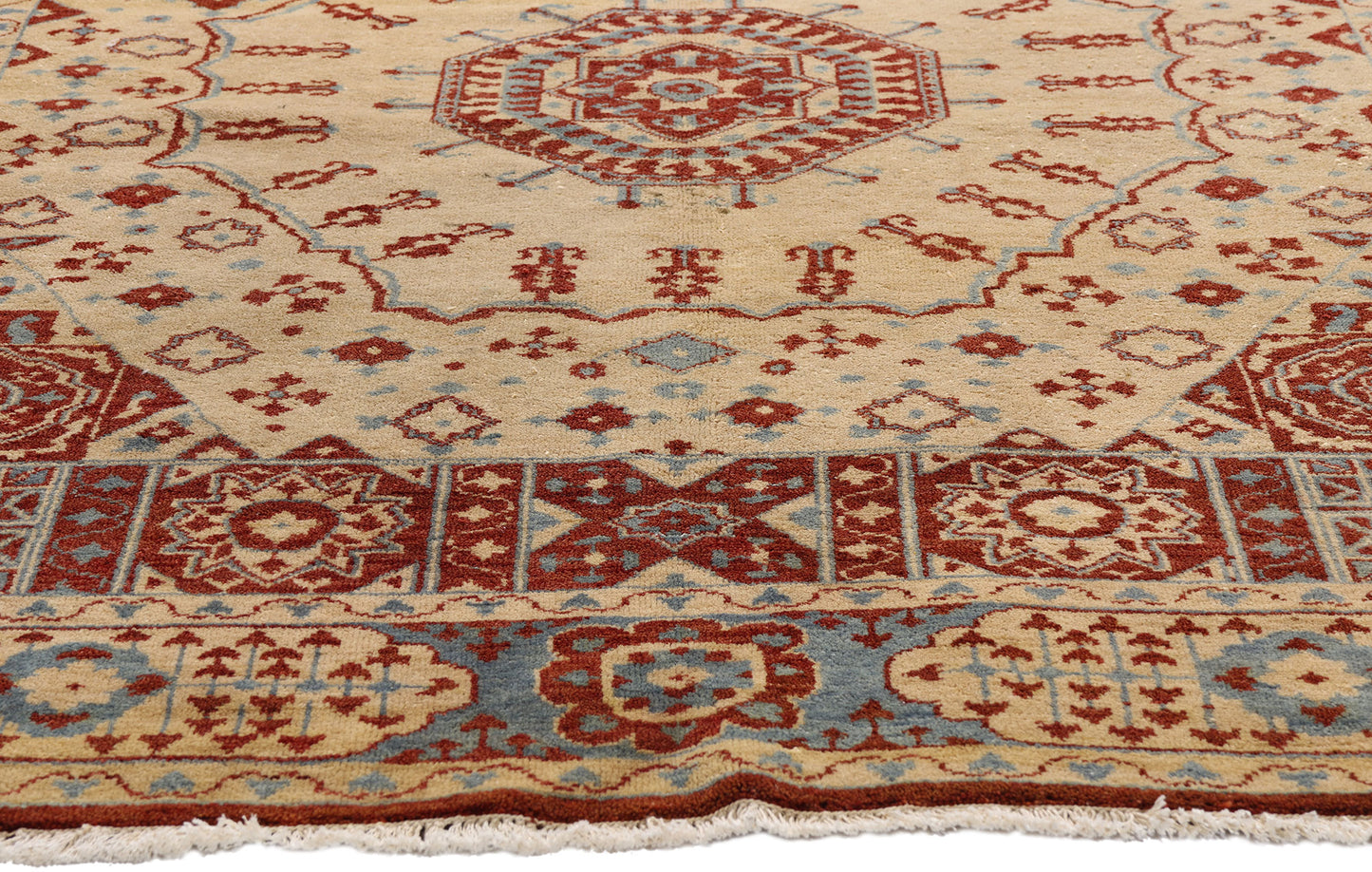 5 x 7 Vintage Turkish Oushak Rug 79260