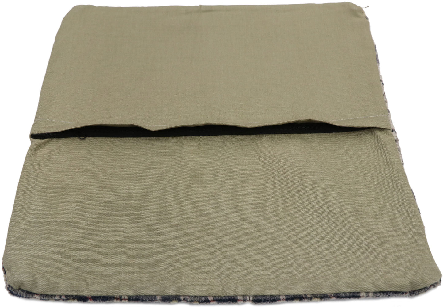 2 x 2 - Beige Vintage Turkish Pillow Rug - 53640