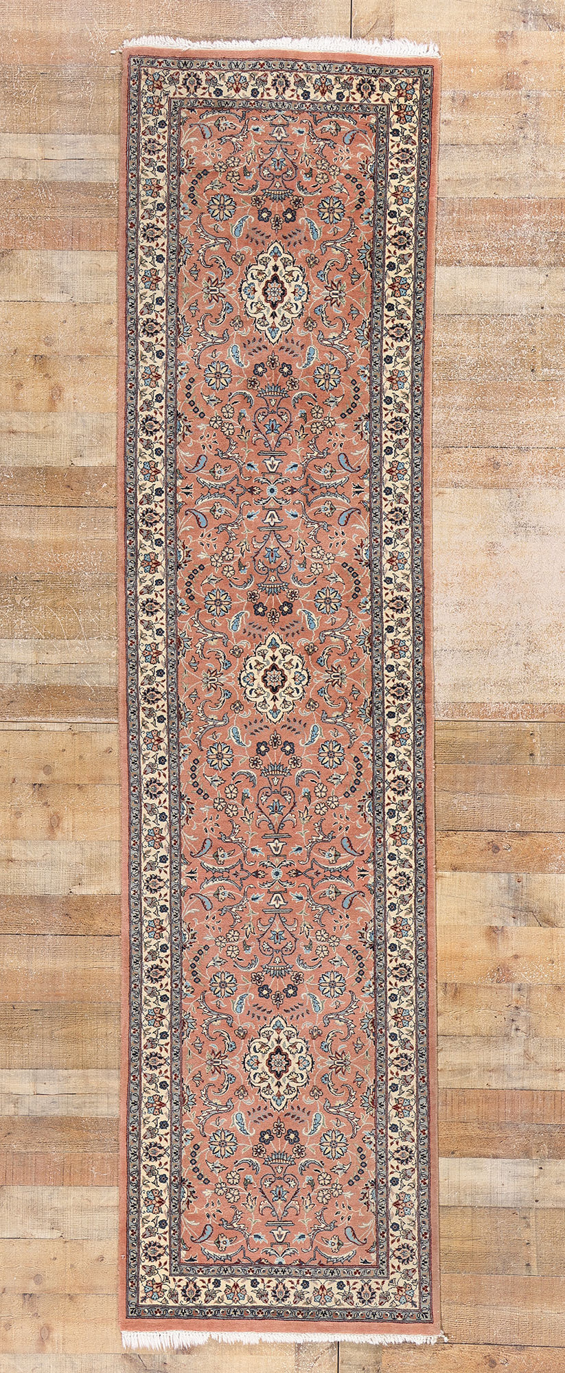 3 x 10 Vintage Pakistani Tabriz Rug 79138