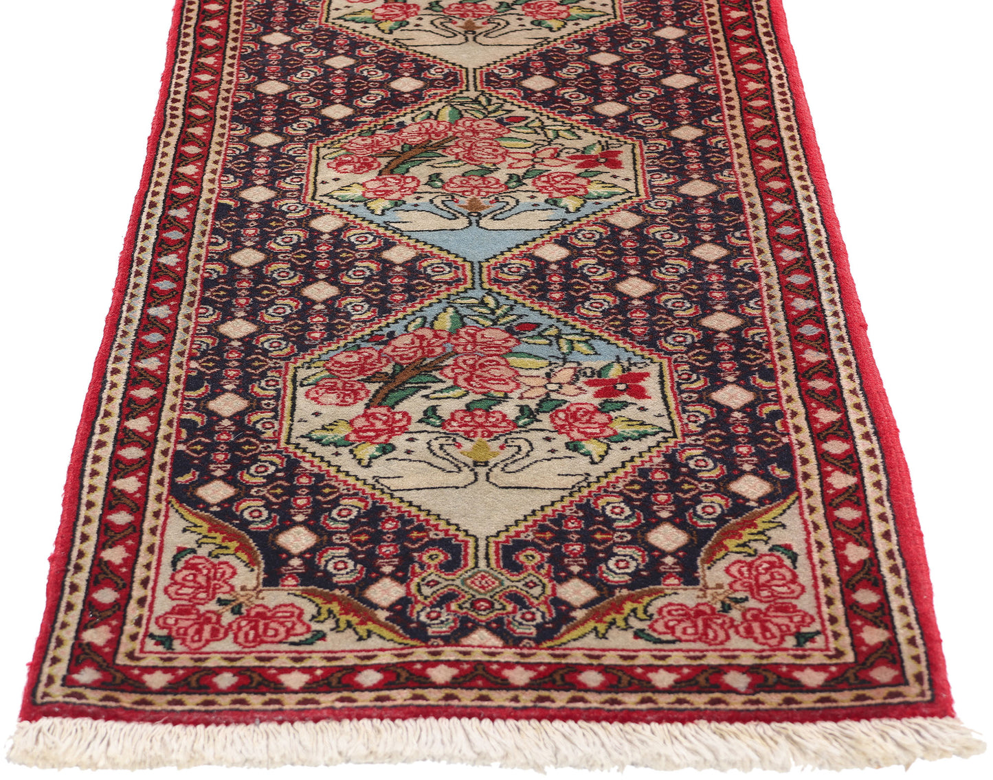 2 x 8 Vintage Persian Bijar Rug 78959