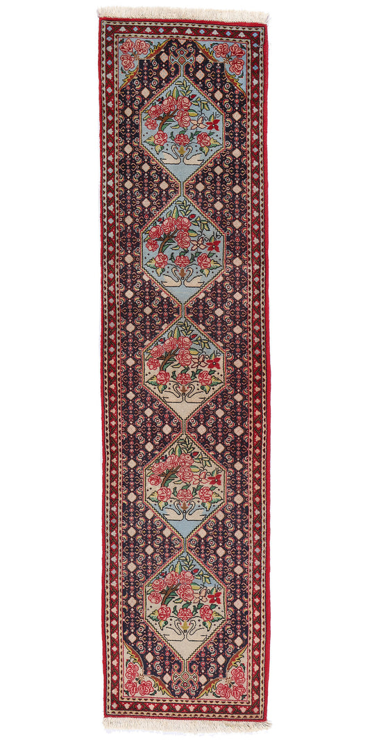 2 x 8 Vintage Persian Bijar Rug 78959