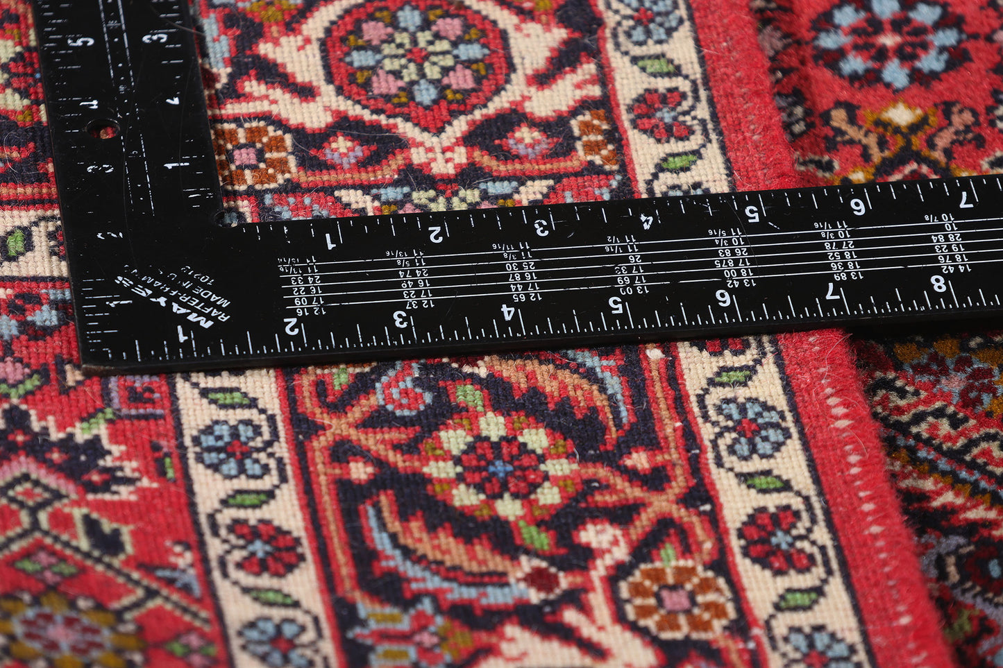 3 x 13 Vintage Persian Bijar Rug 78957