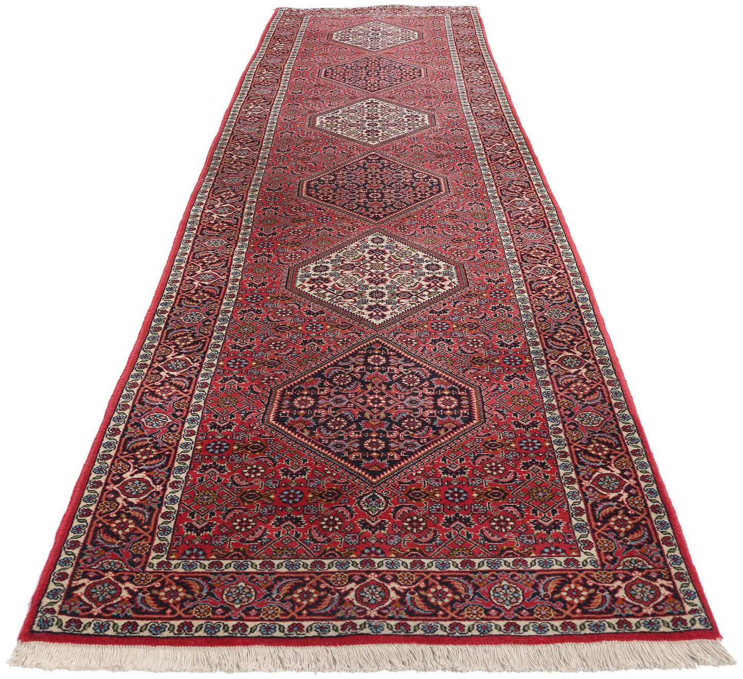 3 x 13 Vintage Persian Bijar Rug 78957