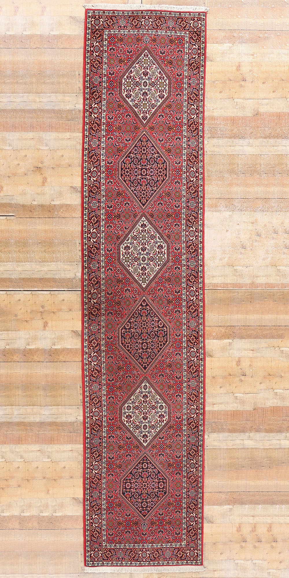 3 x 13 Vintage Persian Bijar Rug 78957