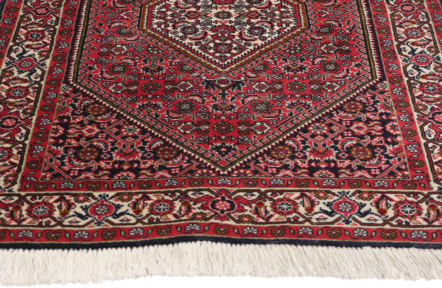 3 x 4 Vintage Persian Bijar Rug 78958