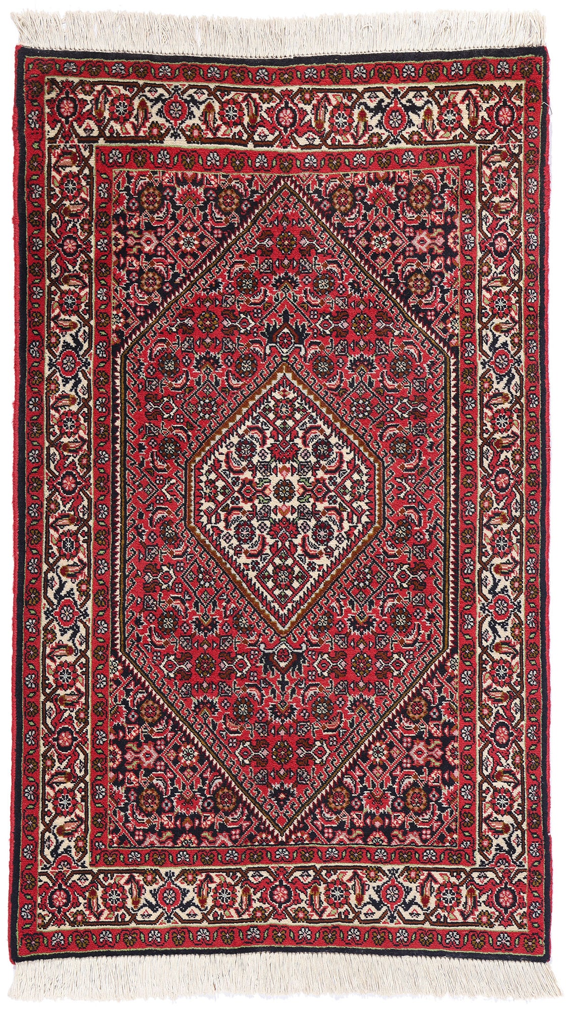 3 x 4 Vintage Persian Bijar Rug 78958