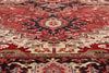 10 x 13 Red Vintage Persian Heriz Rug 79294