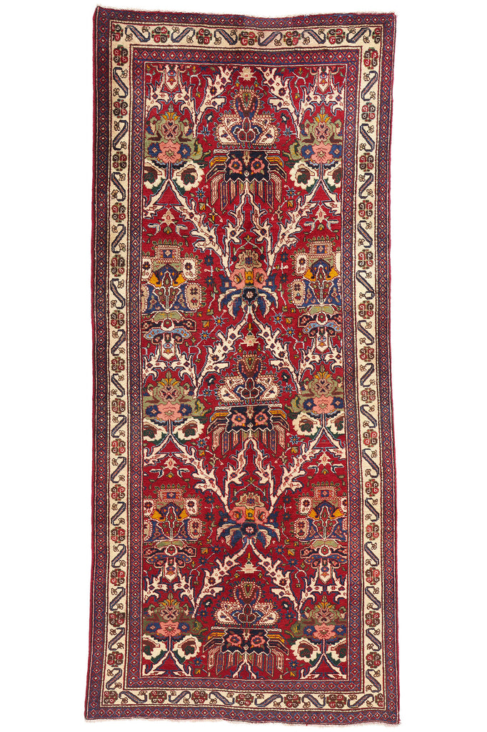 4 x 10 Vintage Persian Heriz Rug 61374