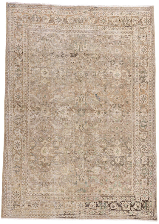 7 x 10 Vintage Persian Mahal Rug 61375