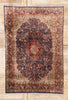 4 x 6 Vintage Persian Silk Qum Rug 79243