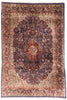 4 x 6 Vintage Persian Silk Qum Rug 79243