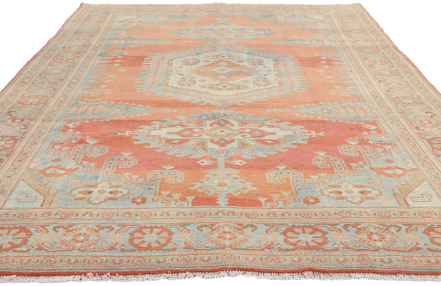 7 x 11 Vintage Persian Viss Rug 61381