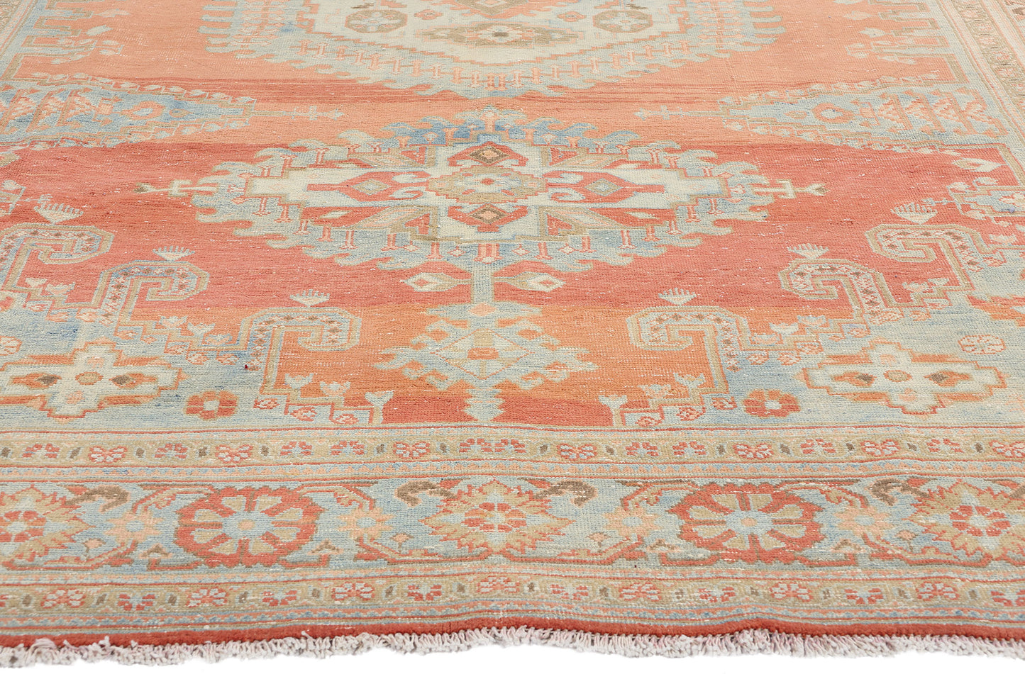 7 x 11 Vintage Persian Viss Rug 61381