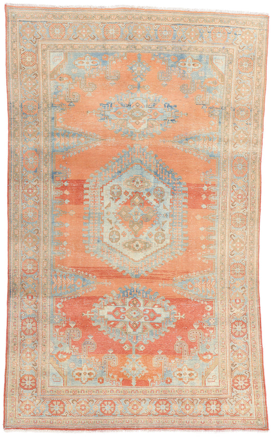 7 x 11 Vintage Persian Viss Rug 61381