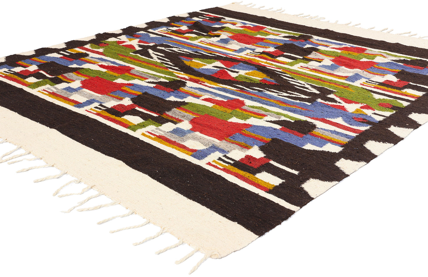 6 x 7 Vintage South American Kilim Rug 78926