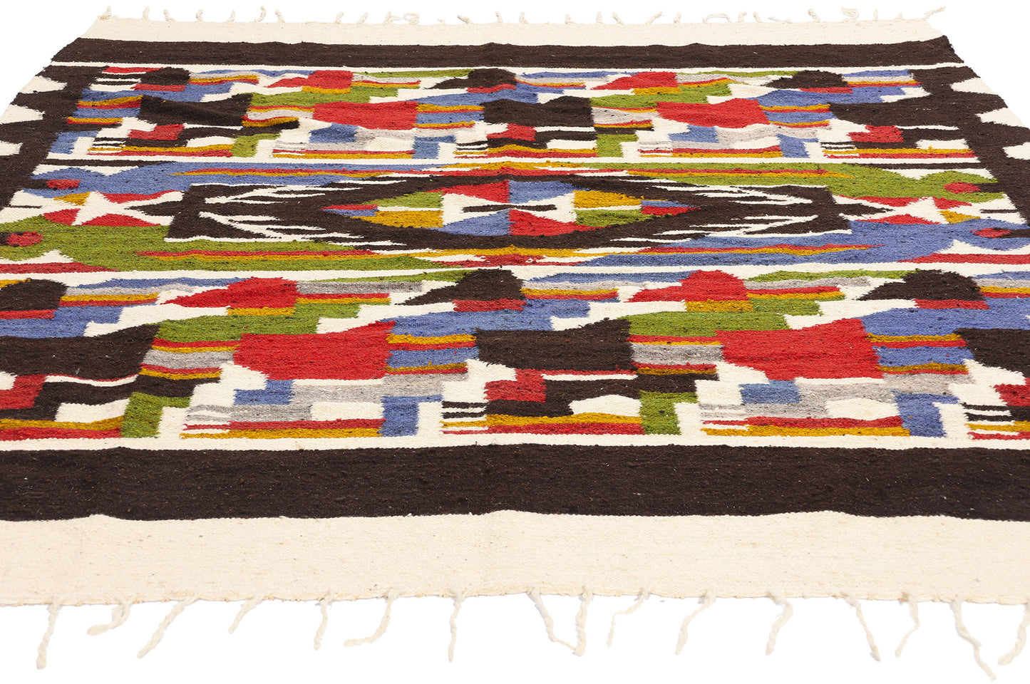 6 x 7 Vintage South American Kilim Rug 78926