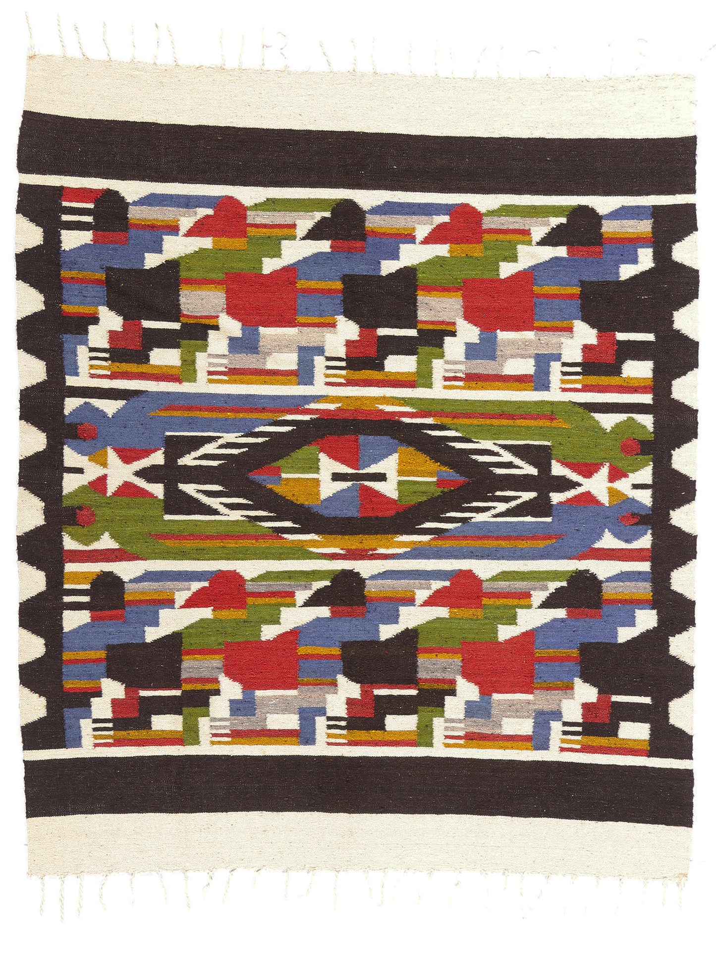 6 x 7 Vintage South American Kilim Rug 78926
