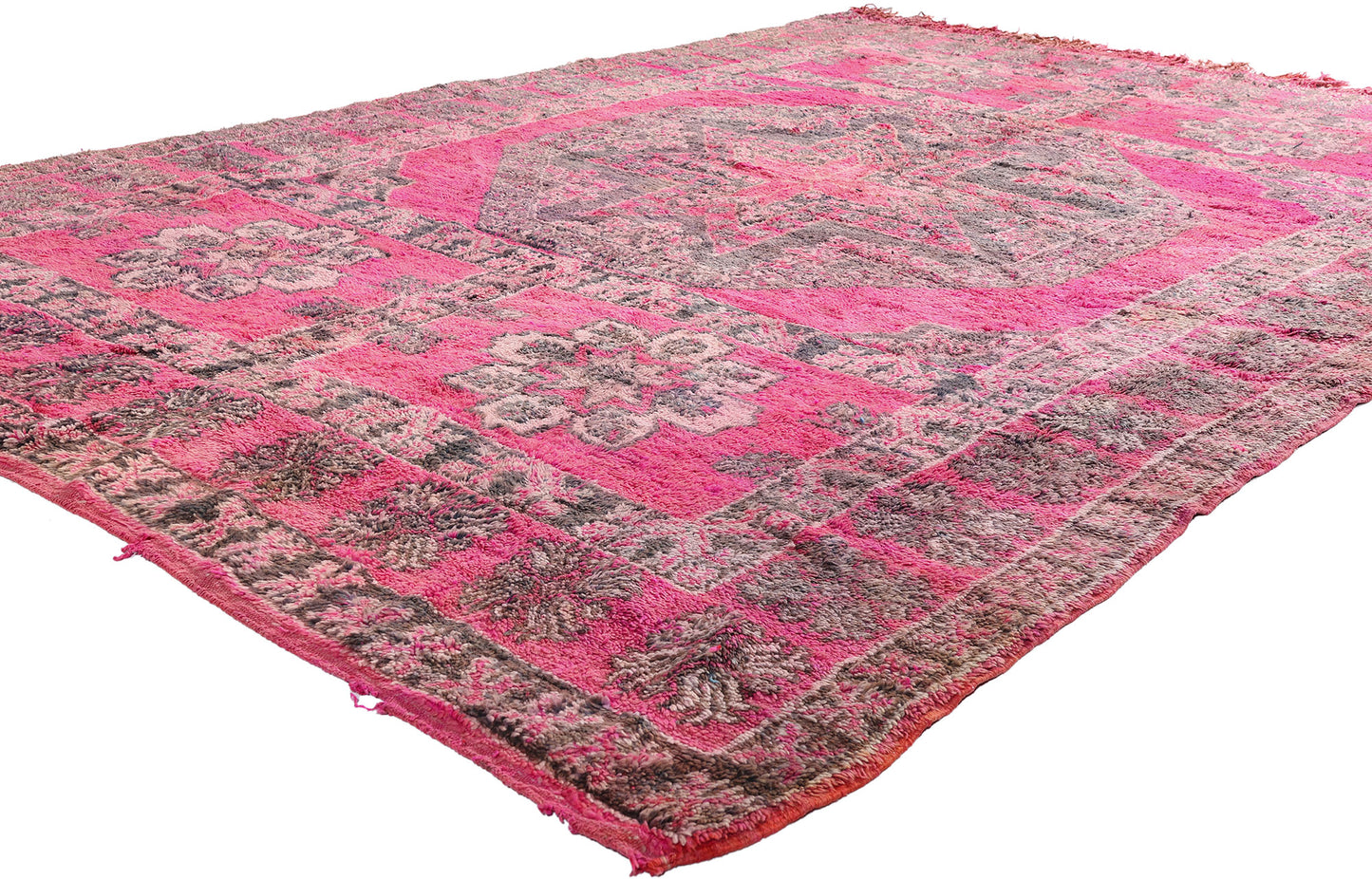 7 x 11 Vintage Pink Talsint Moroccan Rug 79256