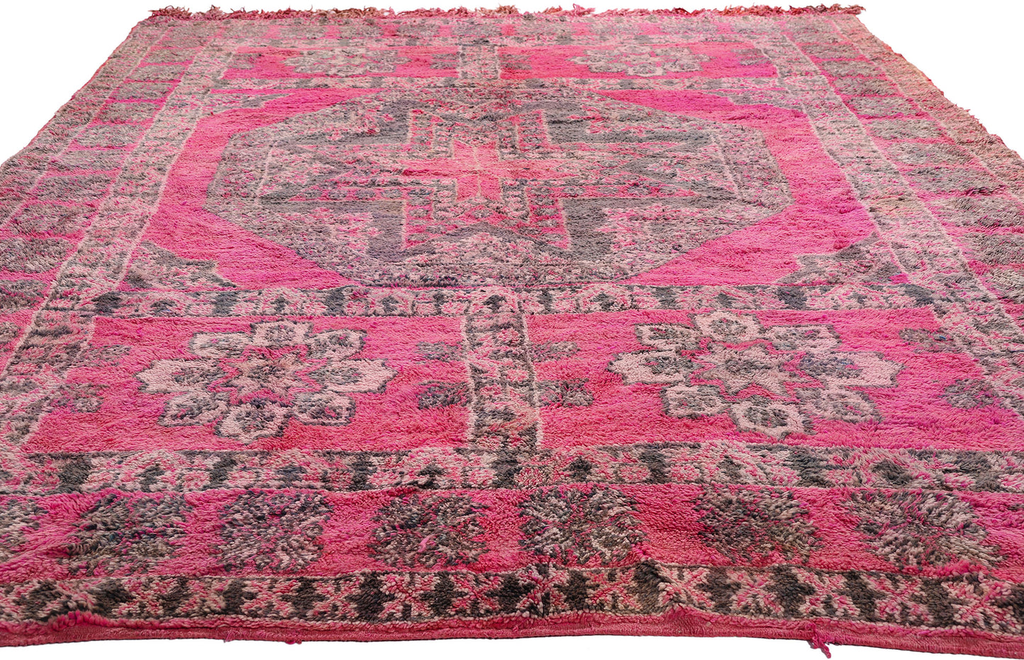 7 x 11 Vintage Pink Talsint Moroccan Rug 79256