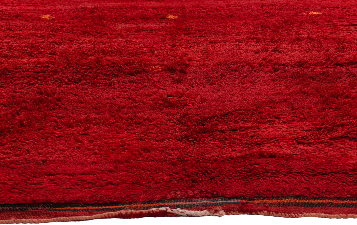 6 x 9 Red Vintage Beni Mrirt Moroccan Rug 79340