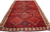 4 x 9 Vintage Red Persian Shiraz Rug 79079