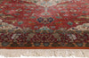 9 x 14 Red Vintage Persian Tabriz Hunting Rug 79165