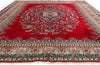 10 x 13 Vintage Red Persian Tabriz Rug 79067