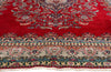 10 x 13 Vintage Red Persian Tabriz Rug 79067
