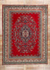 10 x 13 Vintage Red Persian Tabriz Rug 79067