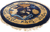 4 x 4 Vintage Chinese Round Peking Pictorial Rug 78979