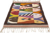 3 x 5 Vintage Tessellated Fish Zapotec Rug 79154