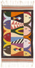 3 x 5 Vintage Tessellated Fish Zapotec Rug 79154