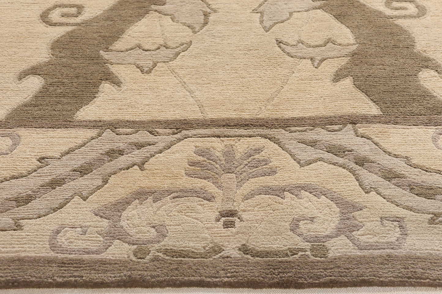 9 x 12 Vintage Earth-Tone Tibetan Rug 79182