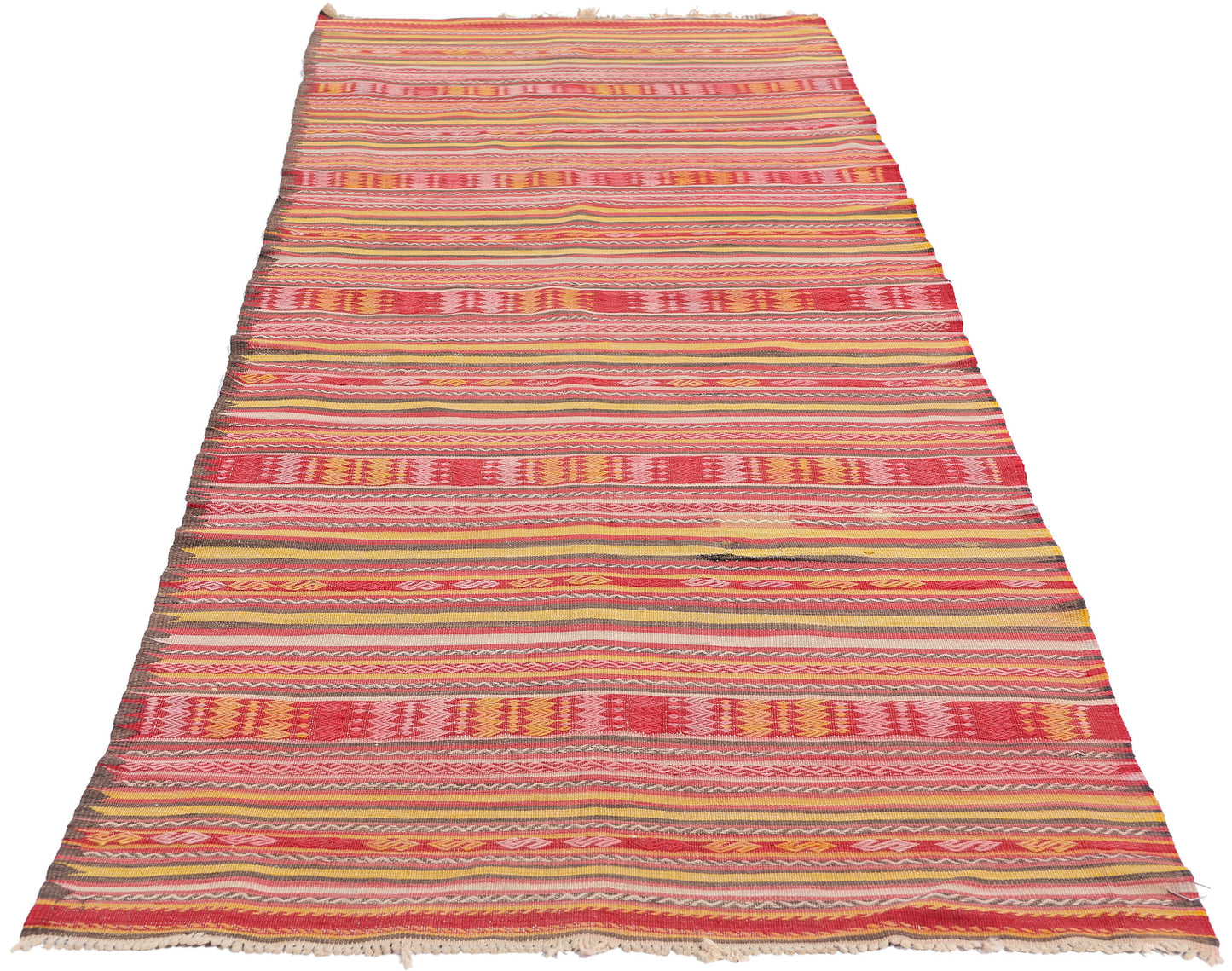 3 x 8 Vintage Turkish Kilim Rug 78948