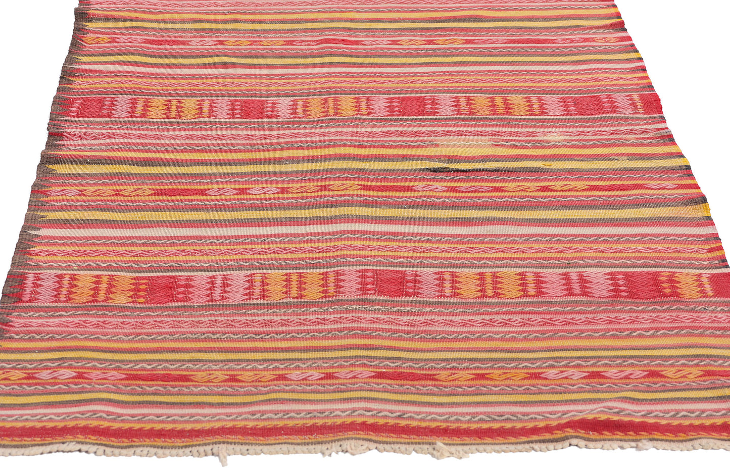 3 x 8 Vintage Turkish Kilim Rug 78948