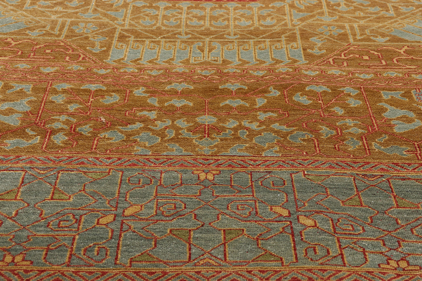 9 x 11 Vintage Turkish Oushak Rug 79248