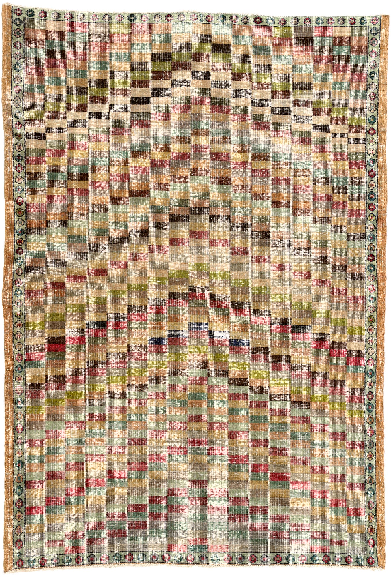 5 x 8 Zeki Muren Vintage Turkish Sivas Rug 51987